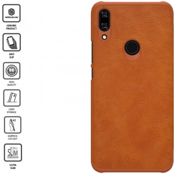 Odinis dėklas Nillkin qin serijos - rudas (Huawei P SMART Z) Odinis dėklas Nillkin qin serijos - rudas (Huawei P SMART Z)